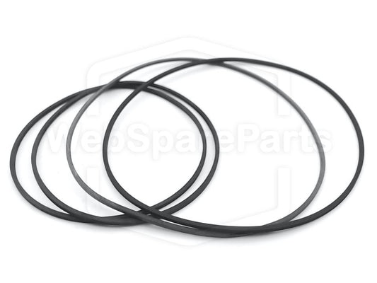 Kit cinghie ricambio per restaurazione piastra cassette vintage Sanyo MW-170K