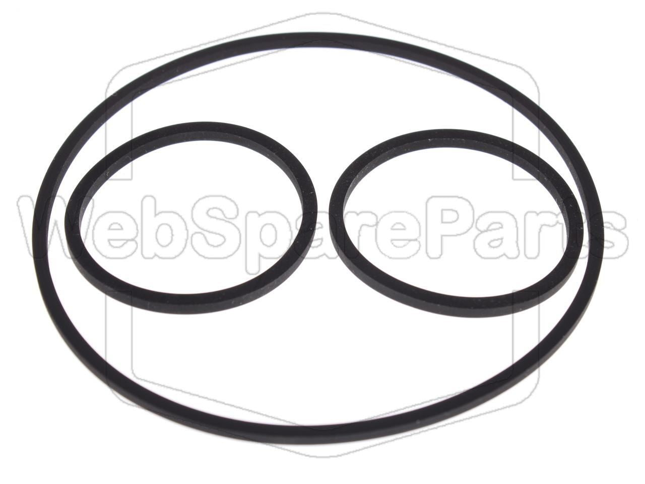 Kit cinghie ricambio per videoregistratore a cassetta Mitsubishi HS-E30 G