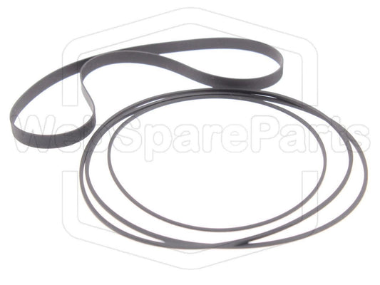 Kit cinghie ricambio per restaurazione piastra cassette vintage Sony HS-T89