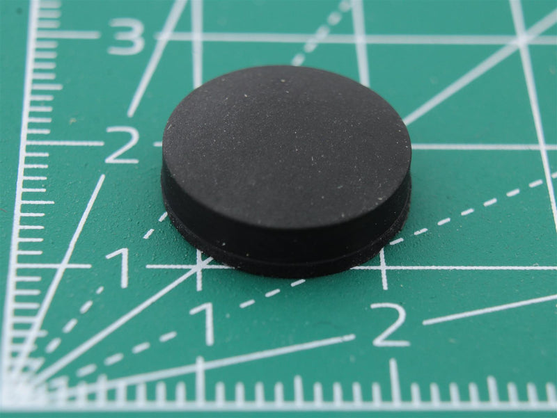 Round Rubber Foot Self-adhesive  Ø4mm x Ø5mm x height 3.6mm