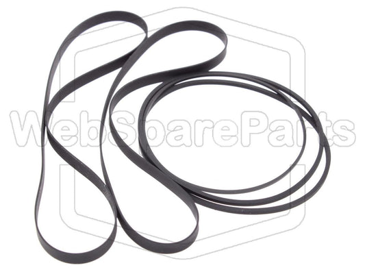 Kit cinghie ricambio per restaurazione piastra cassette vintage Pioneer DC-555Z