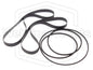 Kit cinghie ricambio per restaurazione piastra cassette vintage Yamaha KX-W302/U