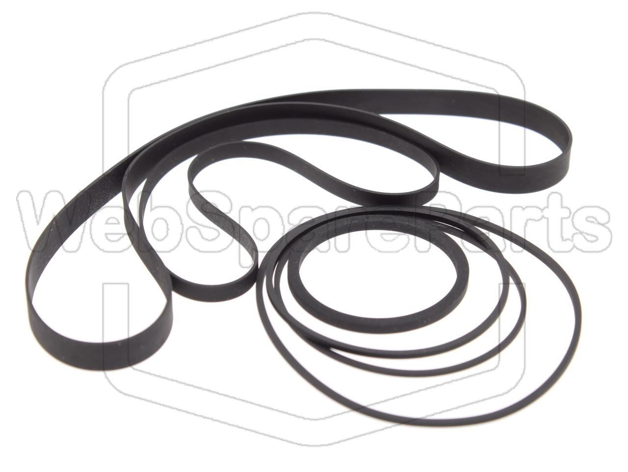 Kit cinghie ricambio per restaurazione piastra cassette vintage Pioneer CT-F850