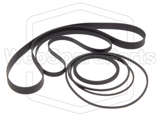 Kit cinghie ricambio per restaurazione piastra cassette vintage Pioneer CT-F850