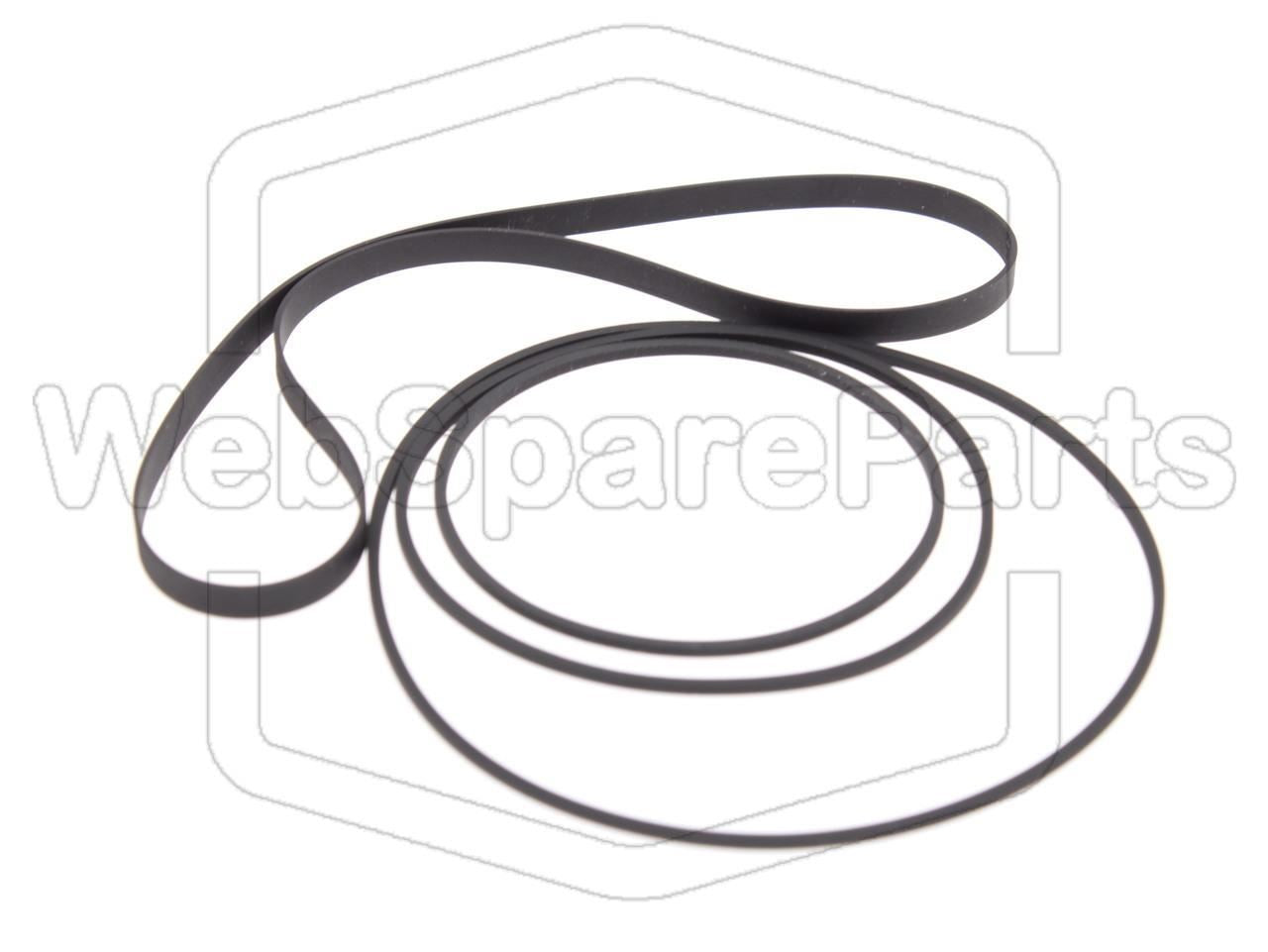 Kit cinghie ricambio per restaurazione piastra cassette vintage Sharp RT-150