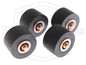 Rulli di pressione (pinch rollers) per piastra cassette Sony TC-WR681