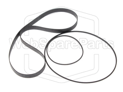 Kit cinghie ricambio per restaurazione piastra cassette vintage Pioneer CT-F9090