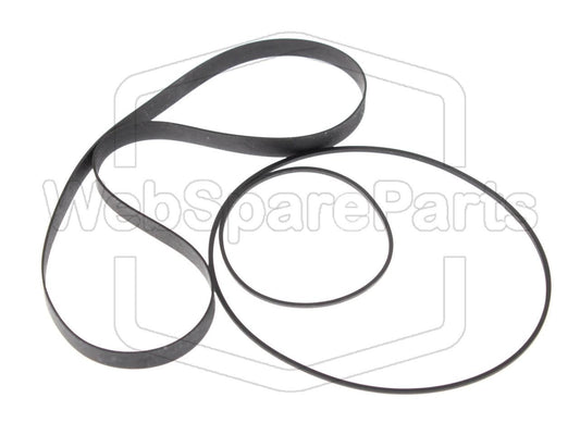 Kit cinghie ricambio per restaurazione piastra cassette vintage Pioneer CT-F9090