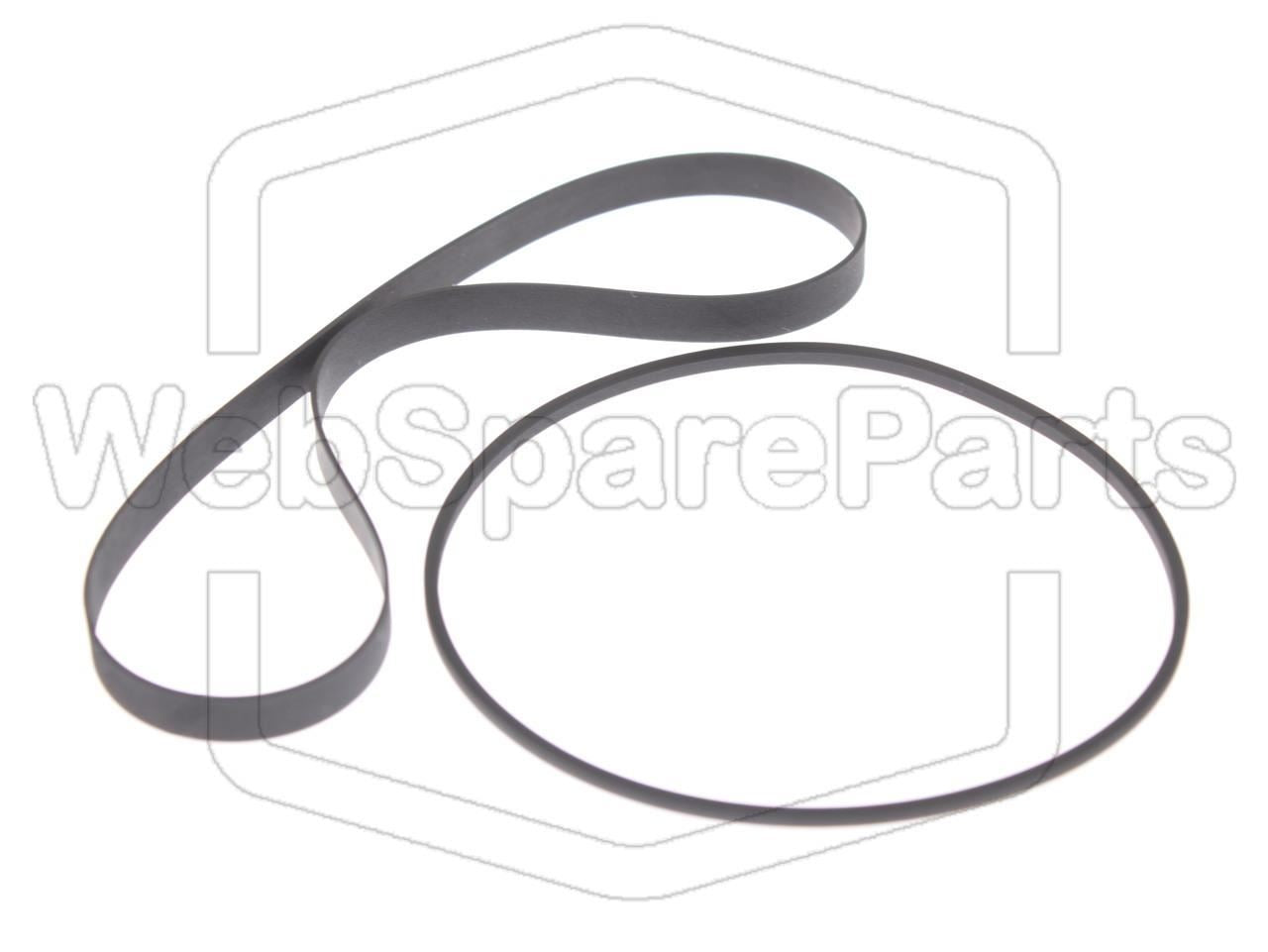 Kit cinghie ricambio per restaurazione piastra cassette vintage Pioneer XR-Q250