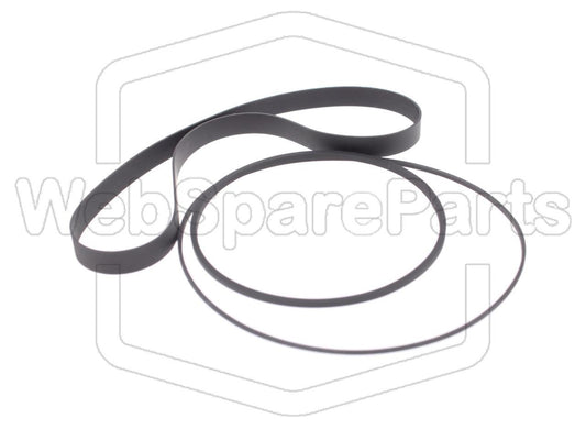 Kit cinghie ricambio per restaurazione piastra cassette vintage Harman Kardon CD-201