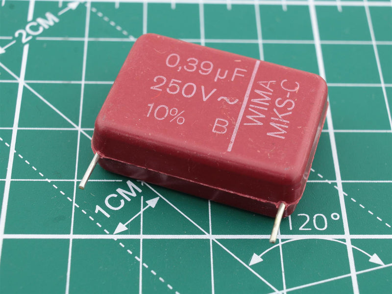 Capacitor 390nF/250VAC WIMA MKS-C