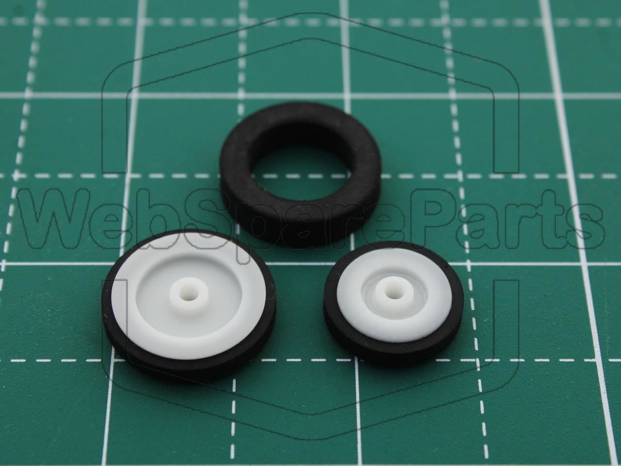 Set ruote folli idler per piastra cassette Pioneer CT-506