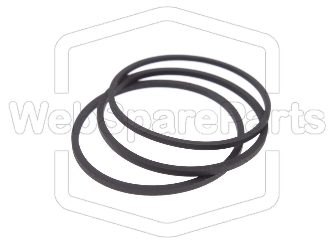 Kit cinghie ricambio per lettore CD vintage JVC XL-R5000 BK
