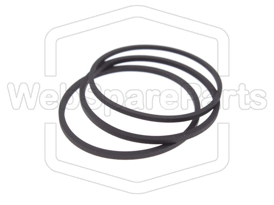 Kit cinghie ricambio per lettore CD vintage JVC XL-R5000 BK