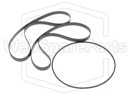Kit cinghie ricambio per doppia piastra cassette Sony TC-V33W