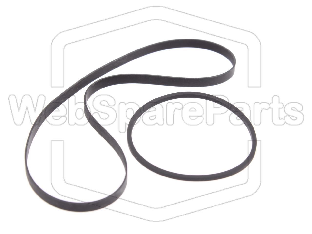 Kit cinghie ricambio per restaurazione piastra cassette vintage Sony HCD-NEZ5