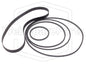 Kit cinghie ricambio per restaurazione piastra cassette vintage Luxman K-220