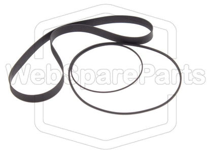 Kit cinghie ricambio per restaurazione piastra cassette vintage Pioneer CT-F8080