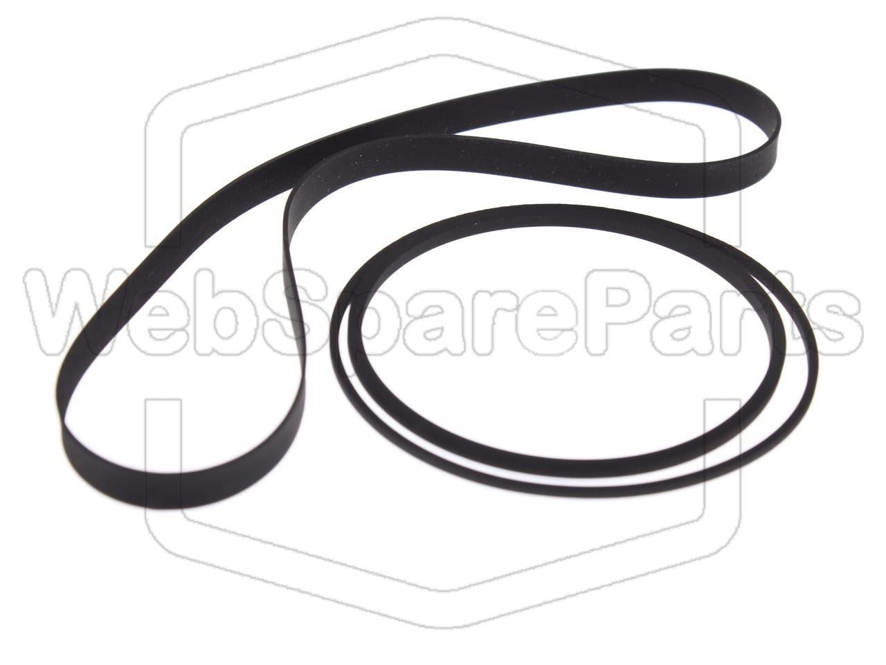 Kit cinghie (Versione 2) per piastra a cassette Deck Akai GX-C39D