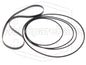 Kit cinghie ricambio per restaurazione piastra cassette vintage Kenwood KX-706