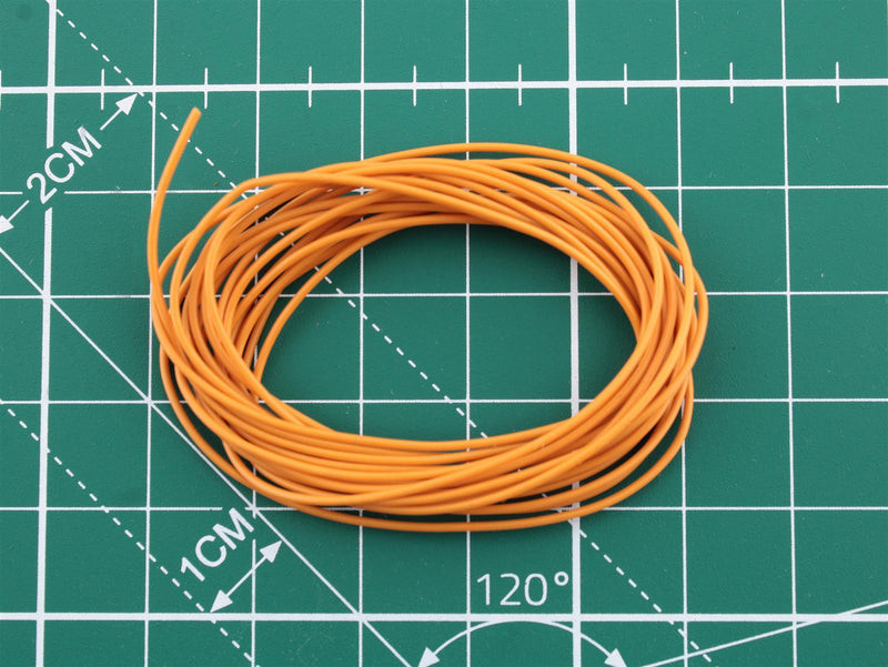 Multi strand electrical wire Orange 0.35mm x 2.0 meters