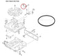 Cinghia ricambio per piatto girevole lettore CD Sony CDP-CE535
