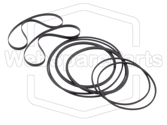 Kit cinghie ricambio per doppia piastra cassette Denon UDR-110