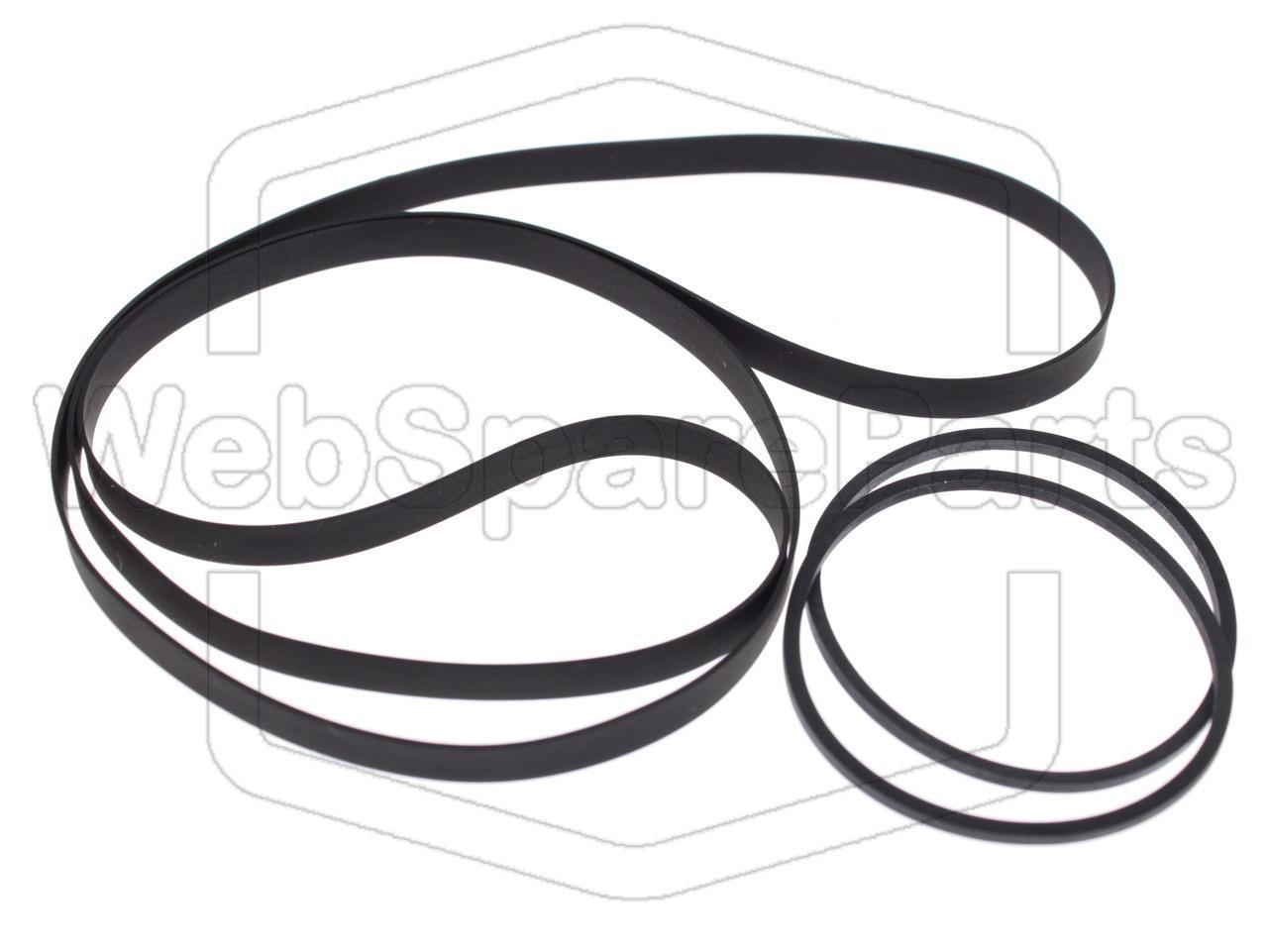 Kit cinghie ricambio per giradischi Mitsubishi LT-5V