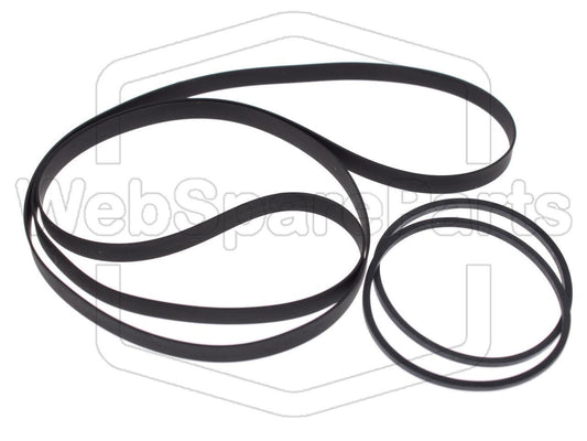 Kit cinghie ricambio per giradischi Mitsubishi LT-5V