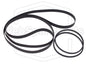 Kit cinghie ricambio per giradischi Mitsubishi LT-5V