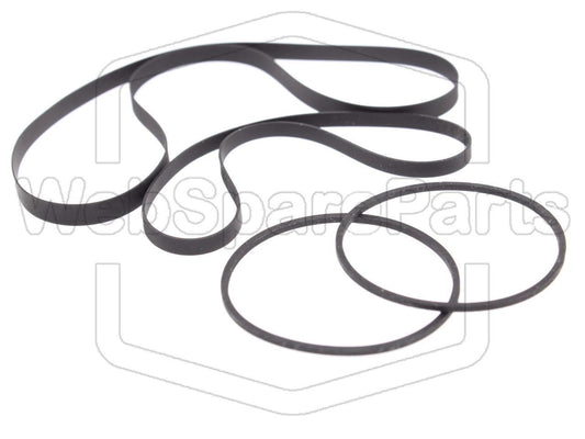 Kit cinghie ricambio per restaurazione piastra cassette vintage Sony LBT-DR3