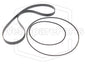 Kit cinghie ricambio per restaurazione piastra cassette vintage Technics RS-B28R