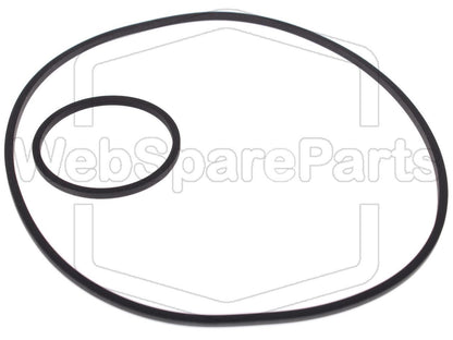 Kit cinghie ricambio per videoregistratore a cassetta Toshiba V-813G