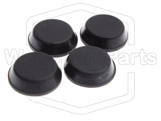 Piedini in gomma per Bang & Olufsen Beogram CD 4500 Type: 5171, 5172, 5173, 5174, 5175 (1989-1992)