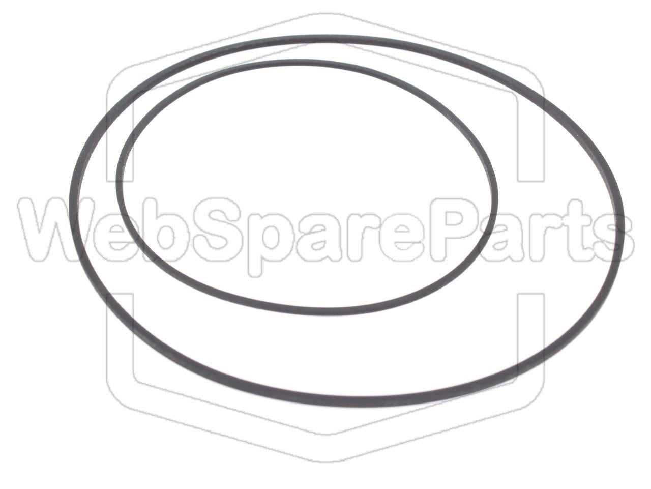 Kit cinghie ricambio per restaurazione piastra cassette vintage Panasonic RX-ES30