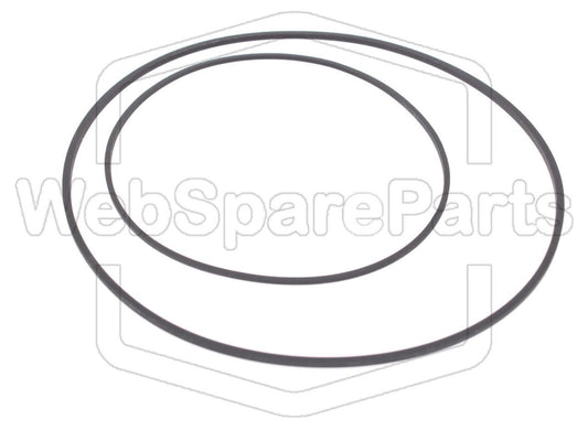 Kit cinghie ricambio per restaurazione piastra cassette vintage Panasonic RX-ES30