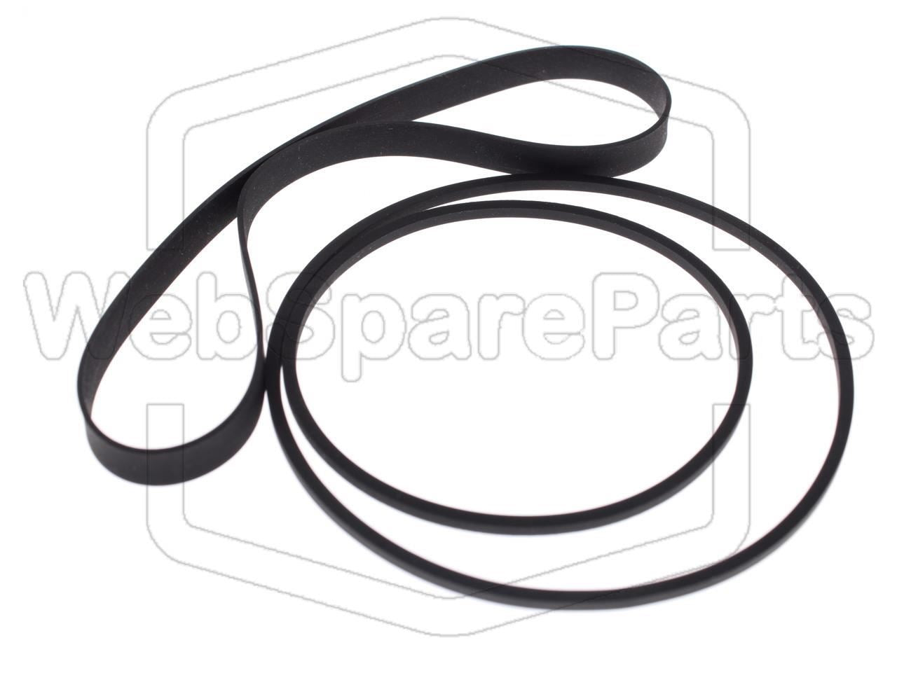 Kit cinghie ricambio per videoregistratore a cassetta Mitsubishi HS-319