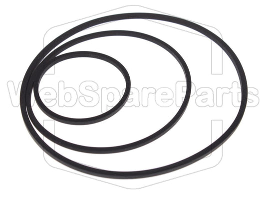 Kit cinghie ricambio per videoregistratore a cassetta Nordmende V-1000M0