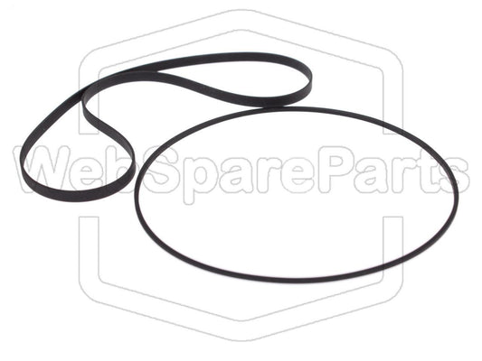 Kit cinghie ricambio per restaurazione piastra cassette vintage JVC KD-A6