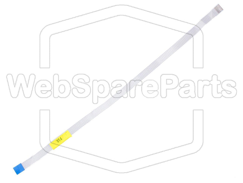 6 Pins Inverted Flat Cable L=283mm W=9.10mm