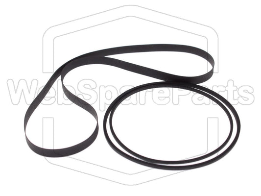 Kit cinghie ricambio per restaurazione piastra cassette vintage JVC KD-35