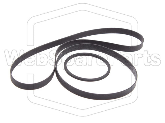 Kit cinghie ricambio per restaurazione piastra cassette vintage Sony TC-K717ES