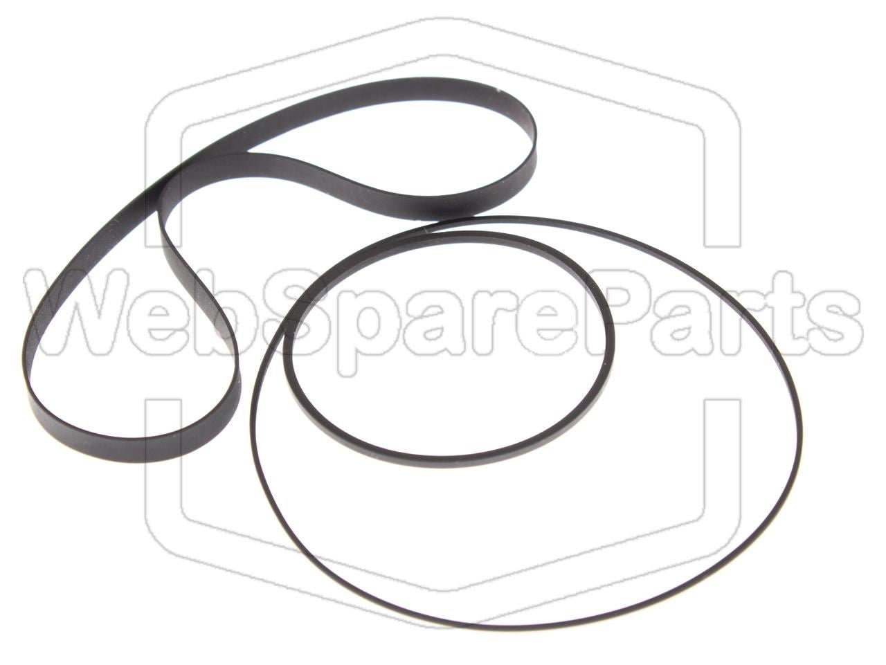 Kit cinghie ricambio per restaurazione piastra cassette vintage Sony TC-FX500R