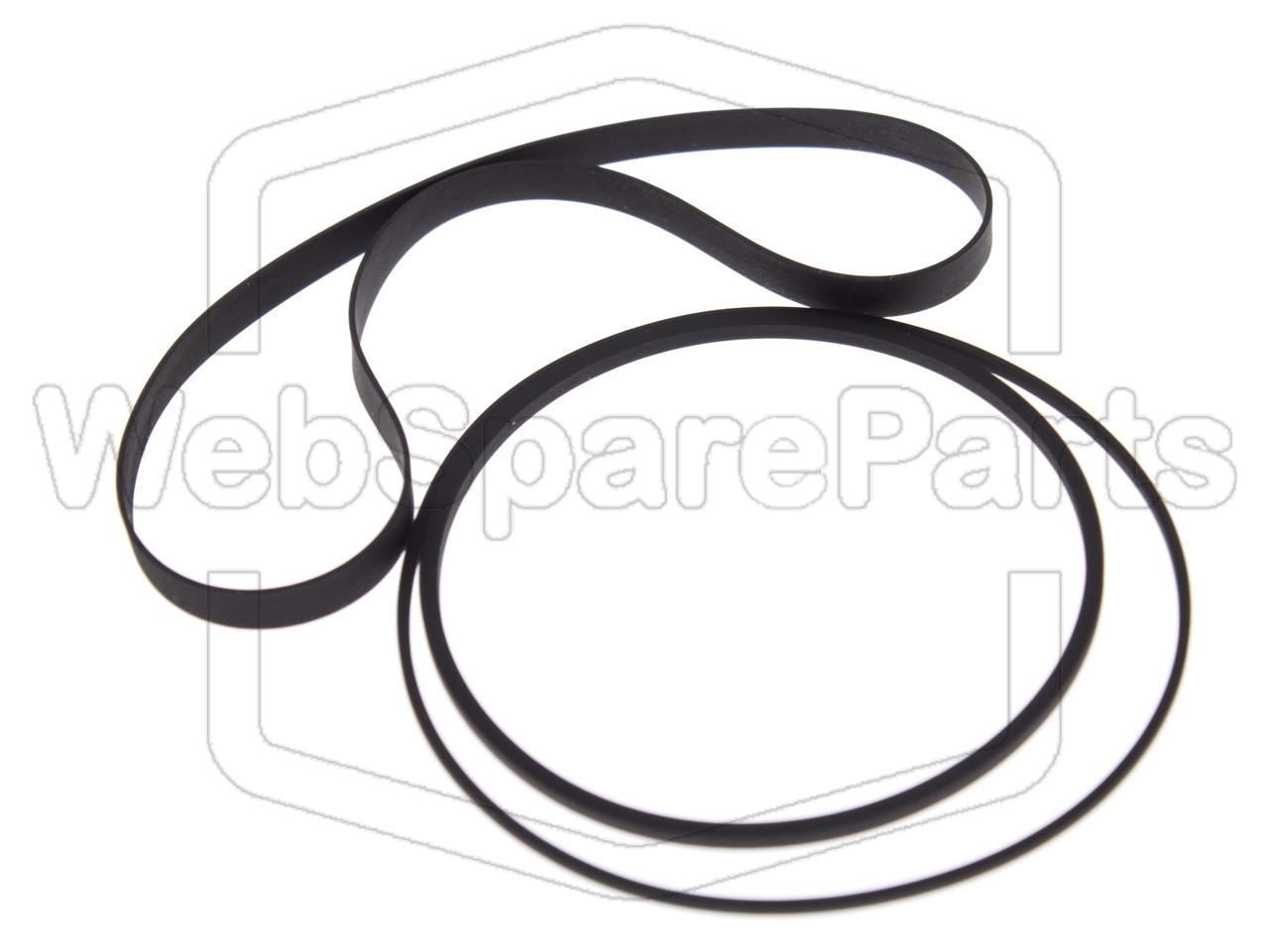 Kit cinghie per piastra a cassette stereo Technics RS-636