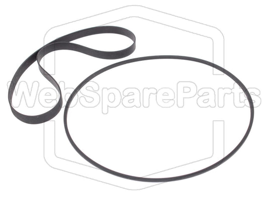 Kit cinghie ricambio per restaurazione piastra cassette vintage RFT SK-R550