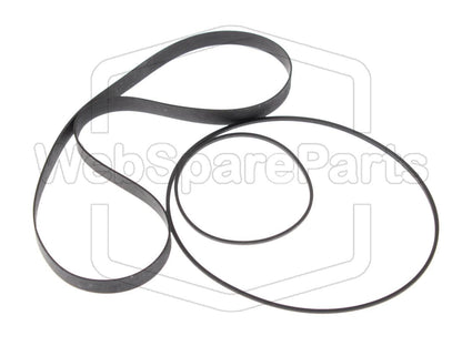 Kit cinghie ricambio per restaurazione piastra cassette vintage Pioneer CT-F9090