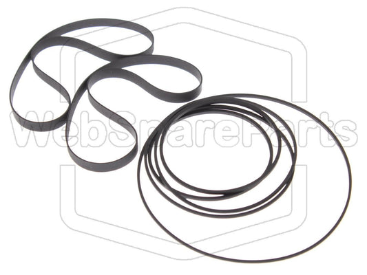 Kit cinghie ricambio per doppia piastra cassette Technics RS-T17