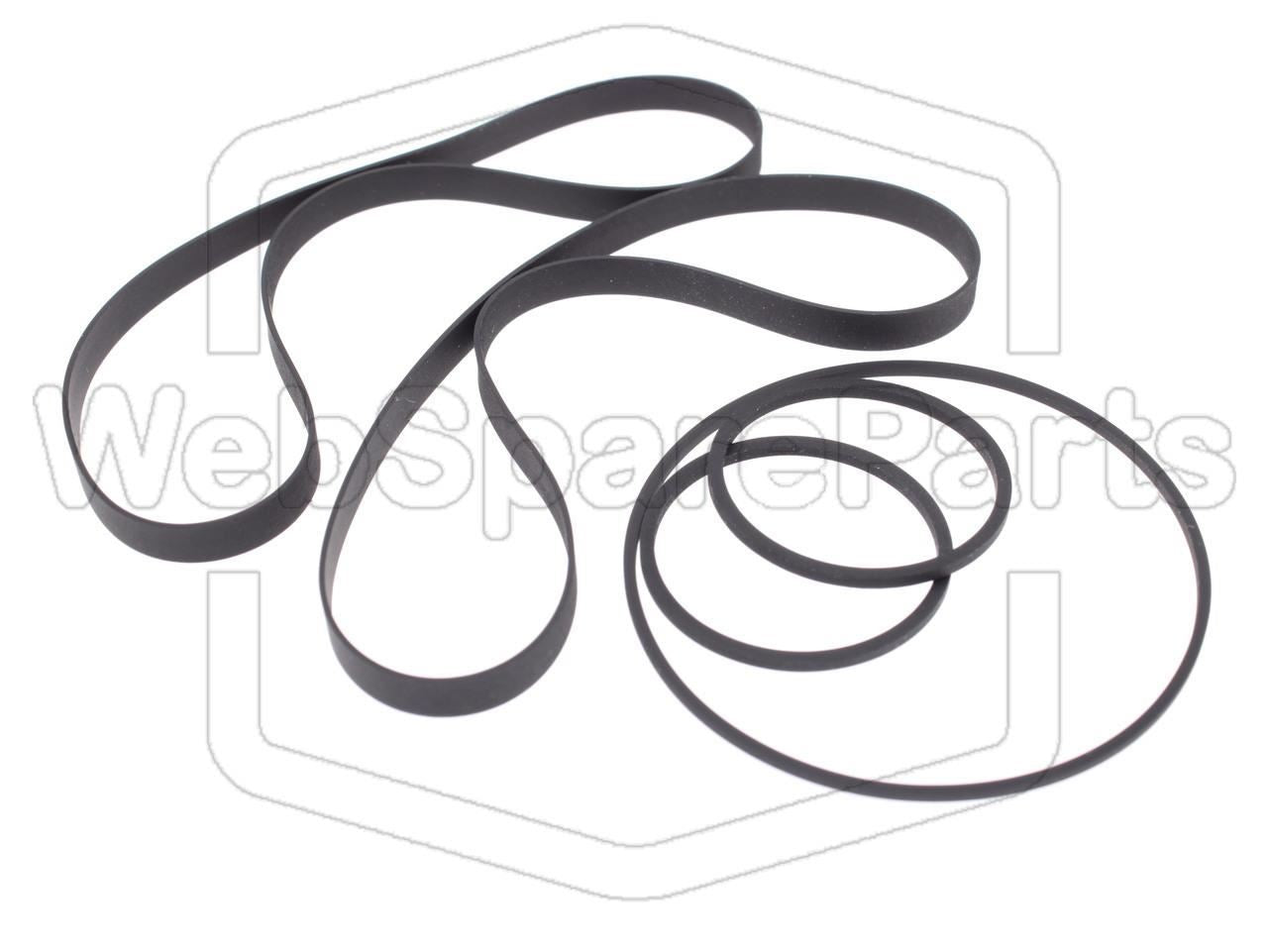 Kit cinghie ricambio per restaurazione piastra cassette vintage Sony TC-W411