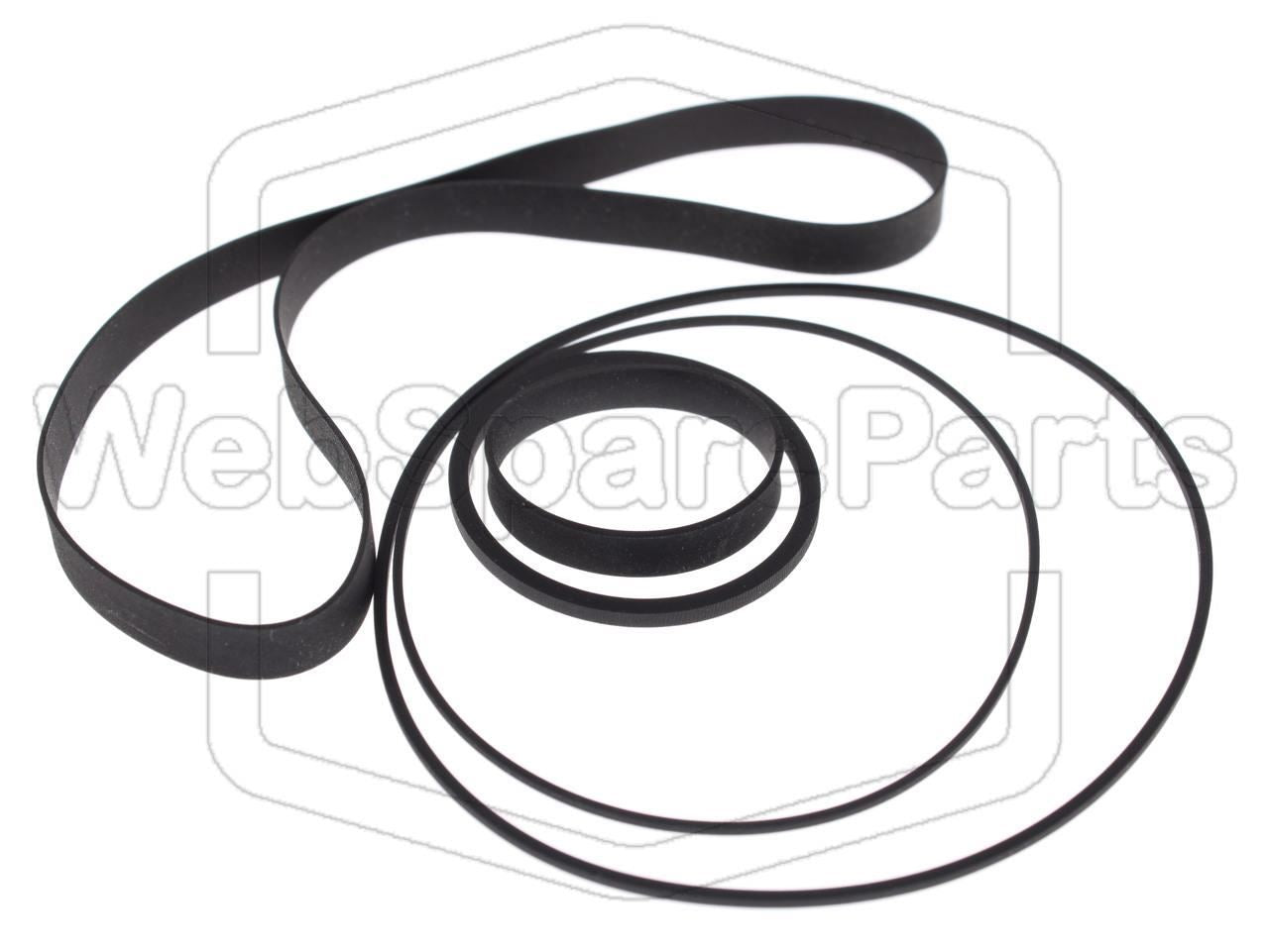 Kit cinghie ricambio per videoregistratore a cassetta Internacional V-805 Betamax