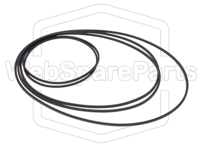 Kit cinghie ricambio per doppia piastra cassette Aiwa NSX-V71G